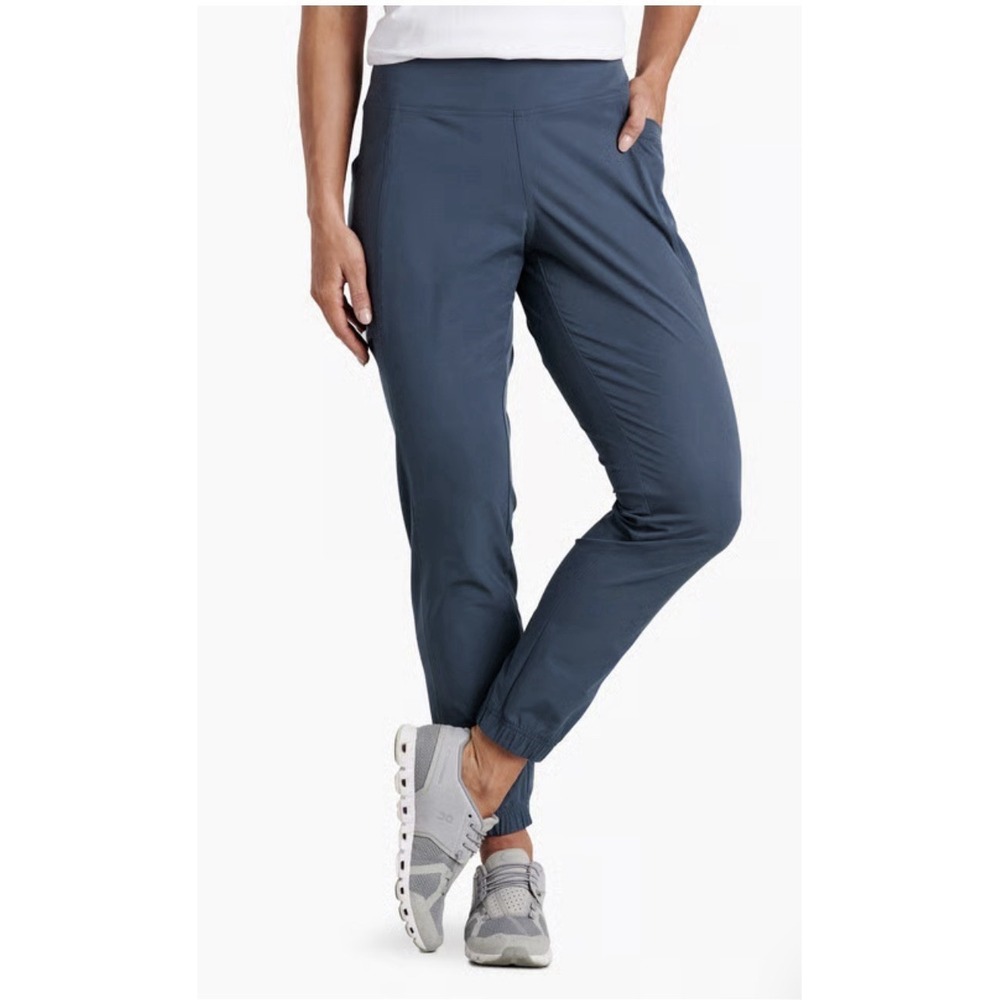 Kuhl Women's Wide Leg Jogger Pants in Slate Blue
